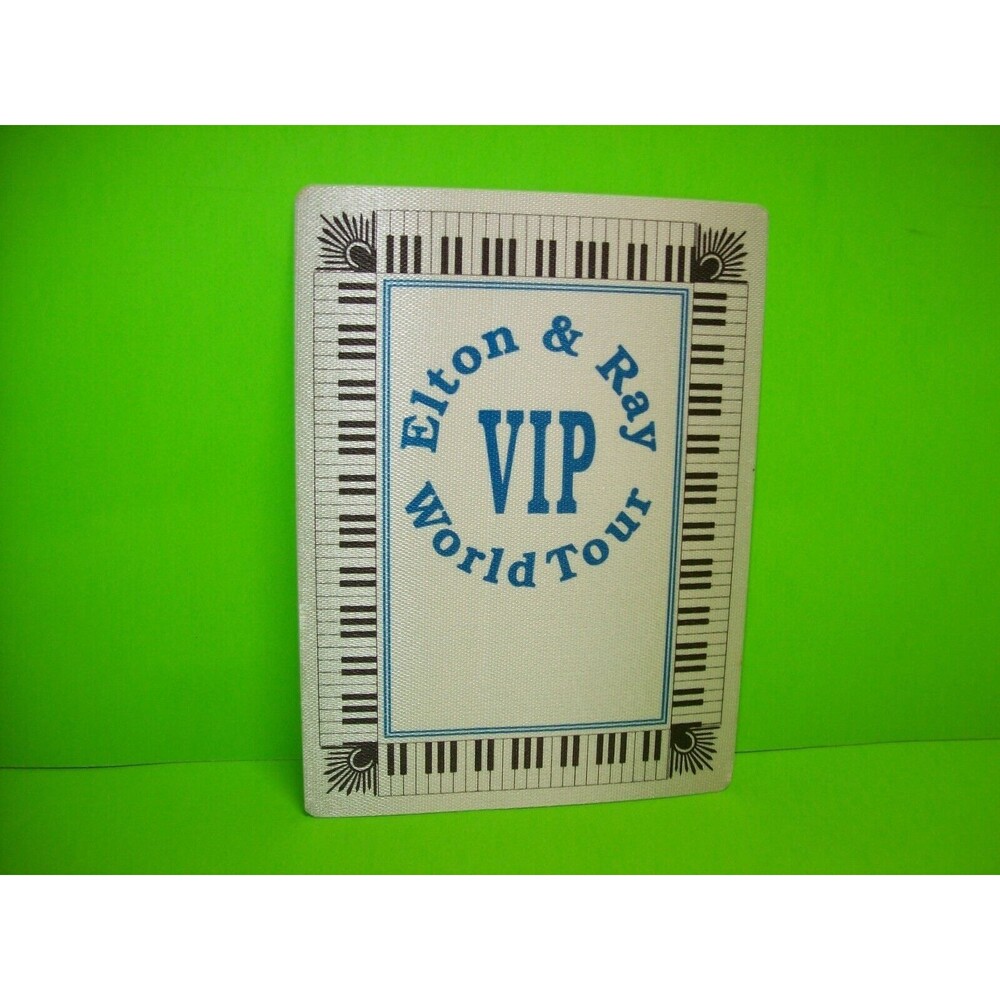 Elton John BackStage Pass VIP Otto Original 1995 Concert Tour Pop Rock Icon